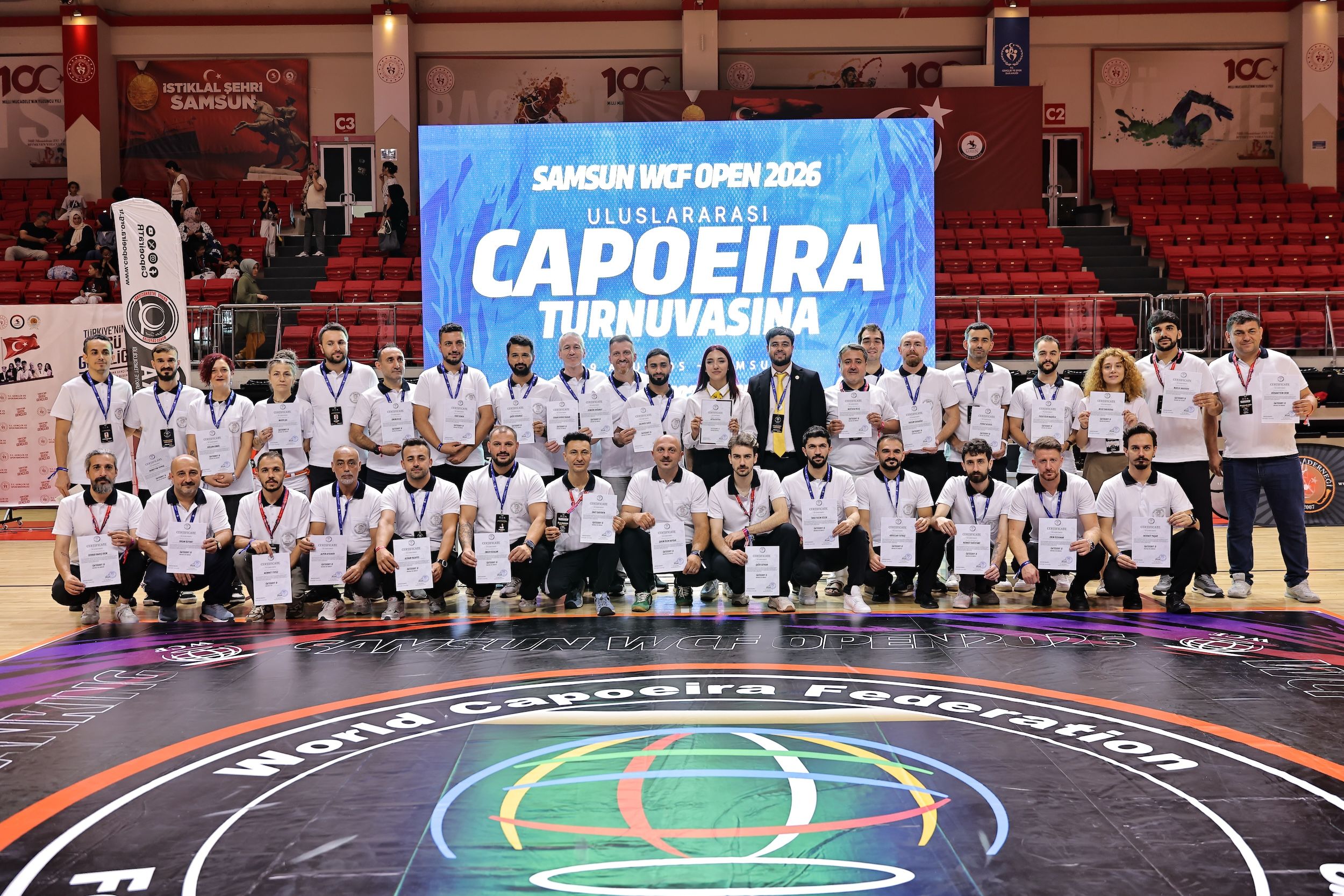 Türkiye’de İlk Uluslararası Sertifikalı Capoeira Hakemlik Eğitimi Samsun’da Gerçekleştirildi